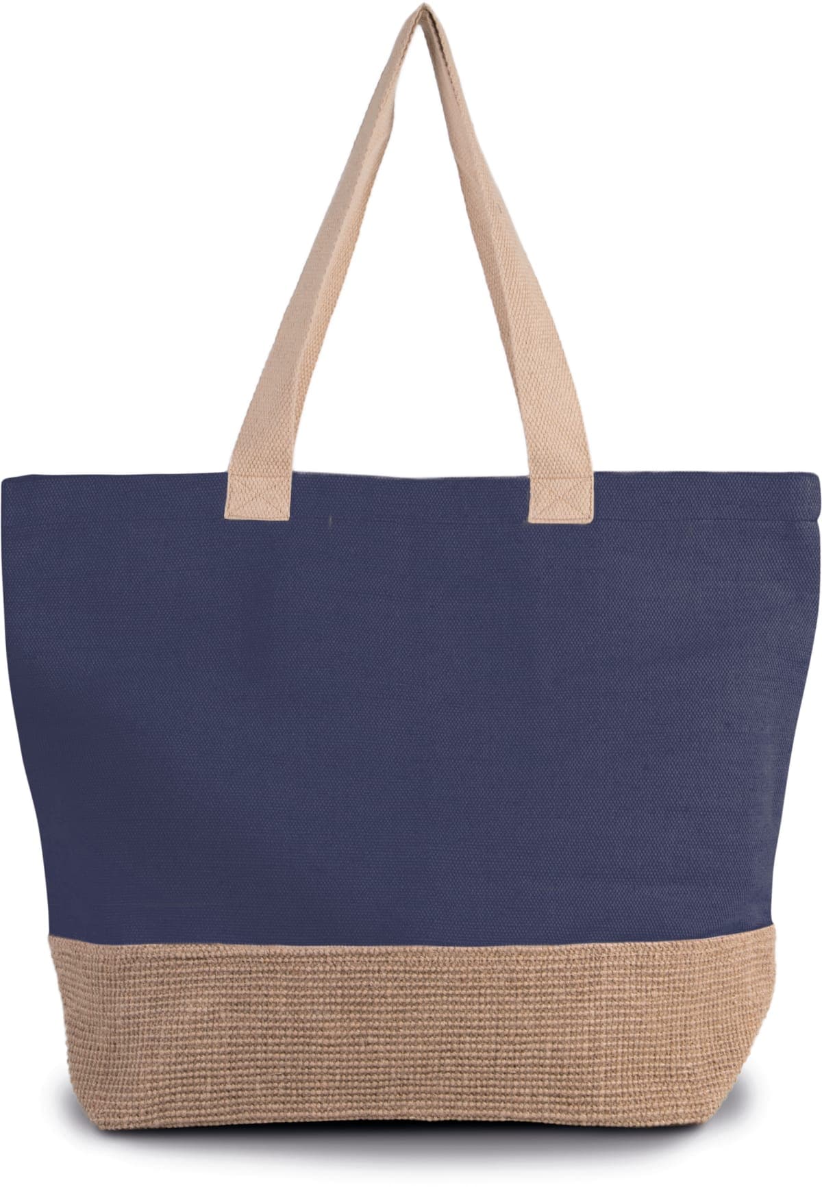 Sac de shopping fourre-tout esprit rustique — Patriot Blue / Natural — vue 1