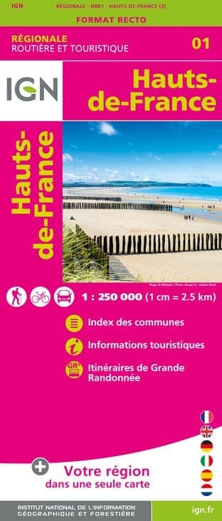 Carte IGN NR01 - Nr01 Hauts-De-France — recto