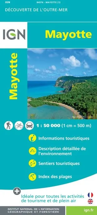 Carte IGN 84976 - Mayotte — recto