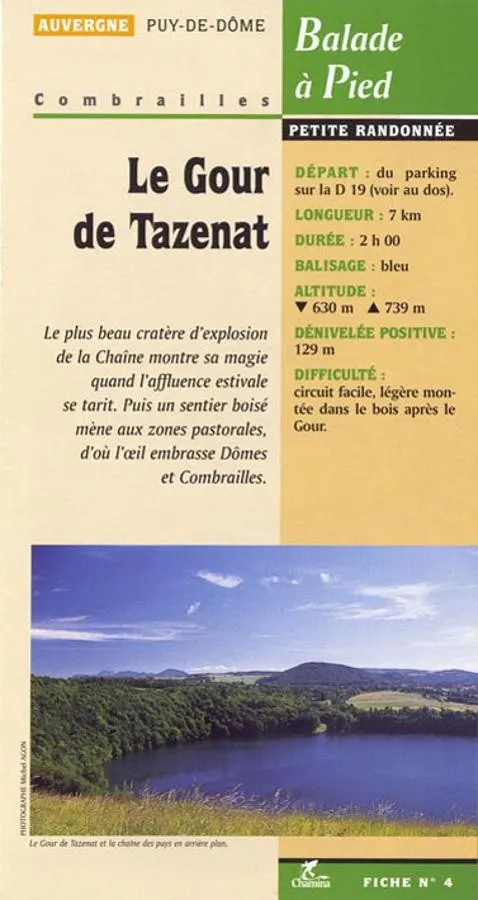 Le Gour De Tazenat Balade A Pied — recto