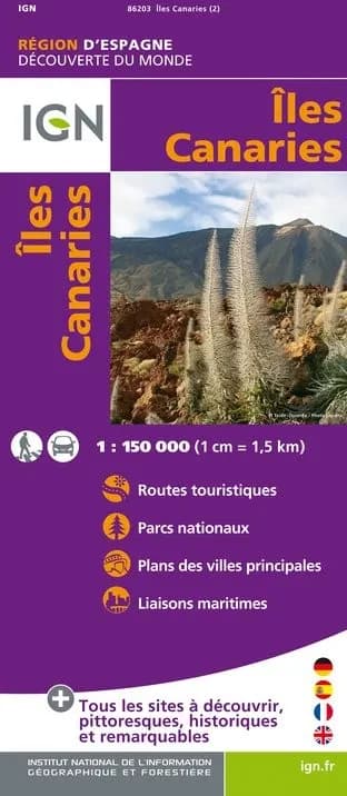 Carte IGN 86203 - Îles Canaries — recto