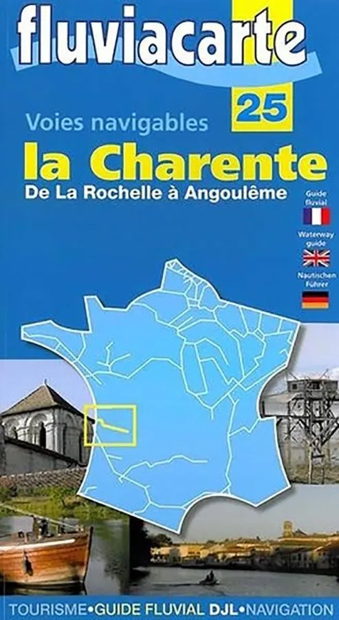 carte fluviacarte 25 - La Rochelle à Angoulème — recto
