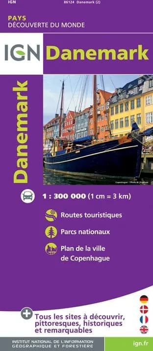 Carte IGN 86124 - Danemark — recto