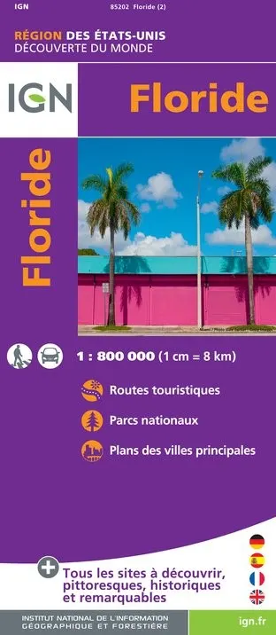 Carte IGN 85202 - Floride — recto
