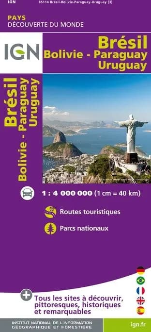 Carte IGN 85114 - Bresil — recto