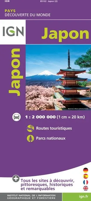 Carte IGN 85122 - Japon — recto