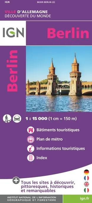 Carte IGN 86309 - Berlin — recto
