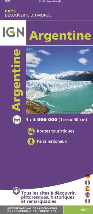 Carte IGN 85128 - Argentine — recto