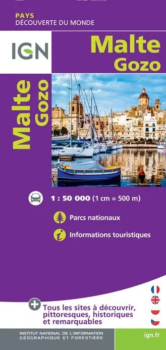 Carte IGN 86132 - Malte - Gozo — recto