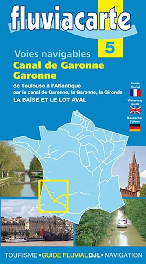 carte fluviacarte 5 - Canal de Garonne — recto