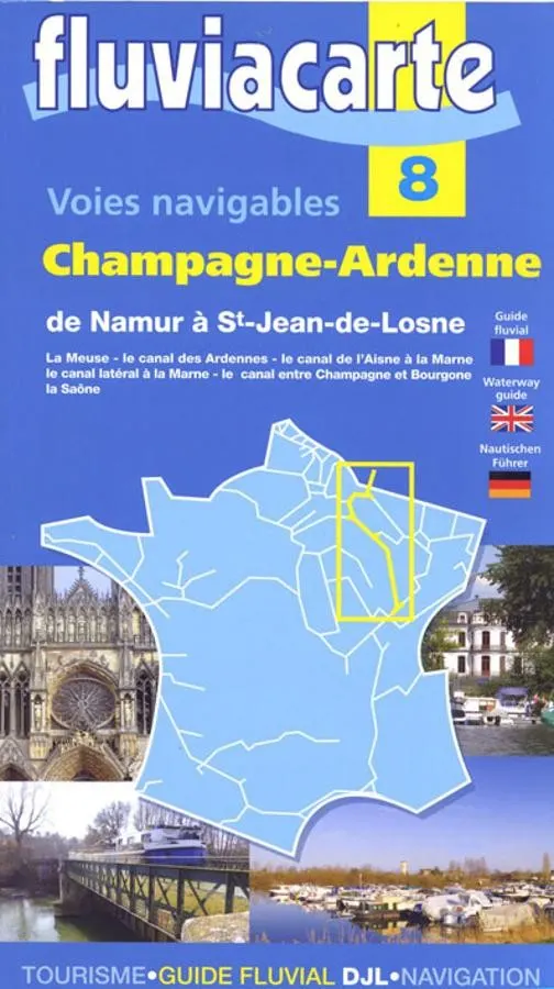 carte fluviacarte 8 - Champagne - Ardenne — recto
