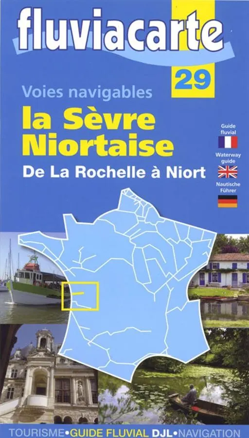 carte fluviacarte 29 - La Sèvre Niortaise - La Rochelle à Niort — recto