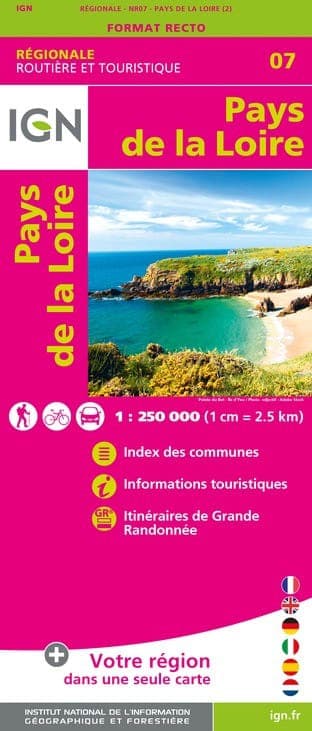 Carte IGN NR07 - Nr07 Pays De La Loire — recto