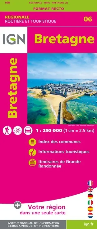 Carte IGN NR06 - Nr06 Bretagne — recto