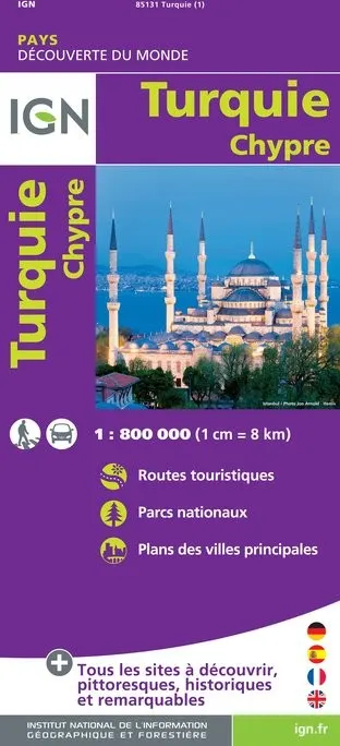 Carte IGN 85131 - Turquie — recto