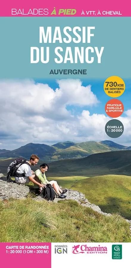 Massif du Sancy | Balade à pied en Auvergne | Chamina Edition — recto