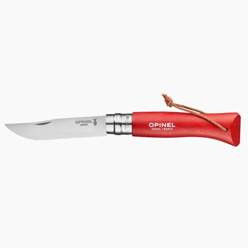 Opinel randonnée et pique-nique - Baroudeur n°8 - Rouge — vue 1