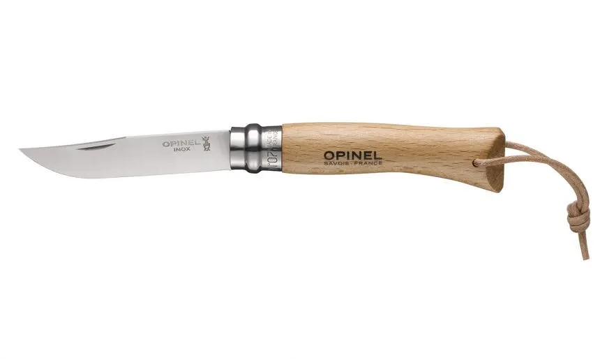 Opinel n°7 baroudeur - lame en Inox - manche en hêtre — vue 1