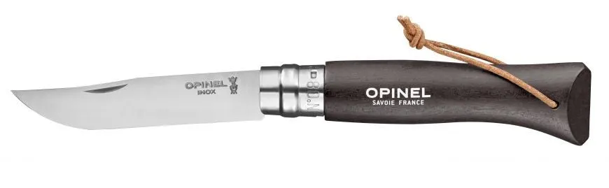 Opinel n°8 baroudeur - lame Inox - noir — vue 1
