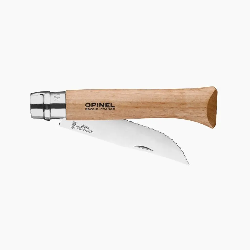 Opinel n°12 avec lame crantée en inox - idéal pour le pique-nique — vue 1