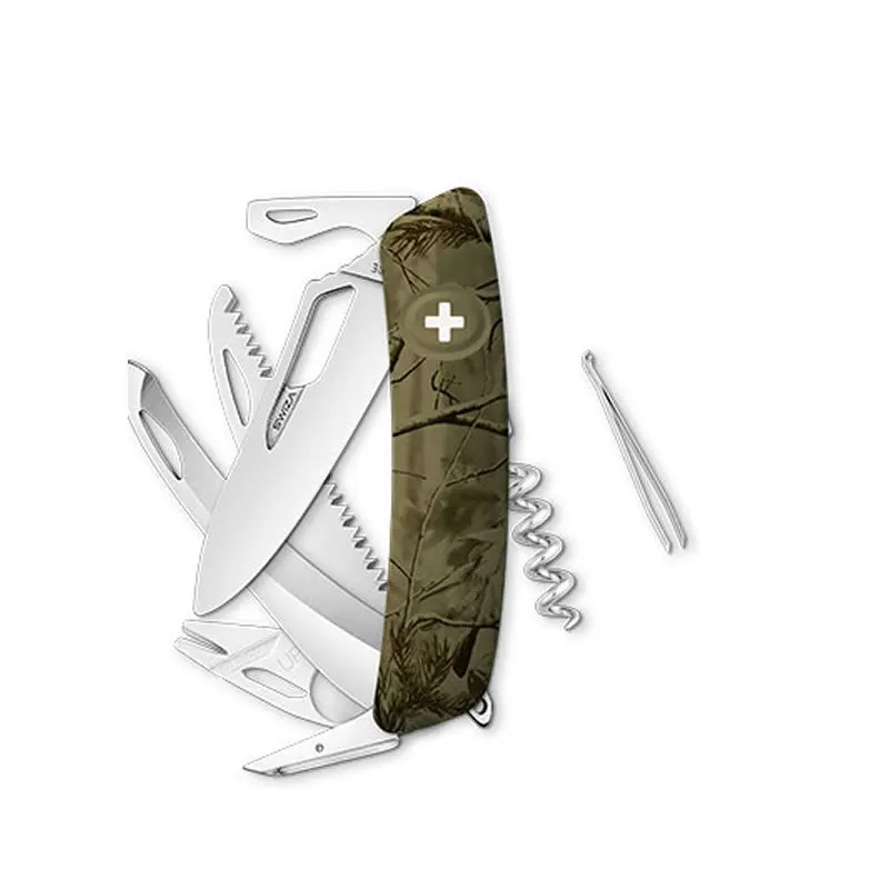 Swiza couteau suisse avec 13 fonctions - H09 Olive — vue 1