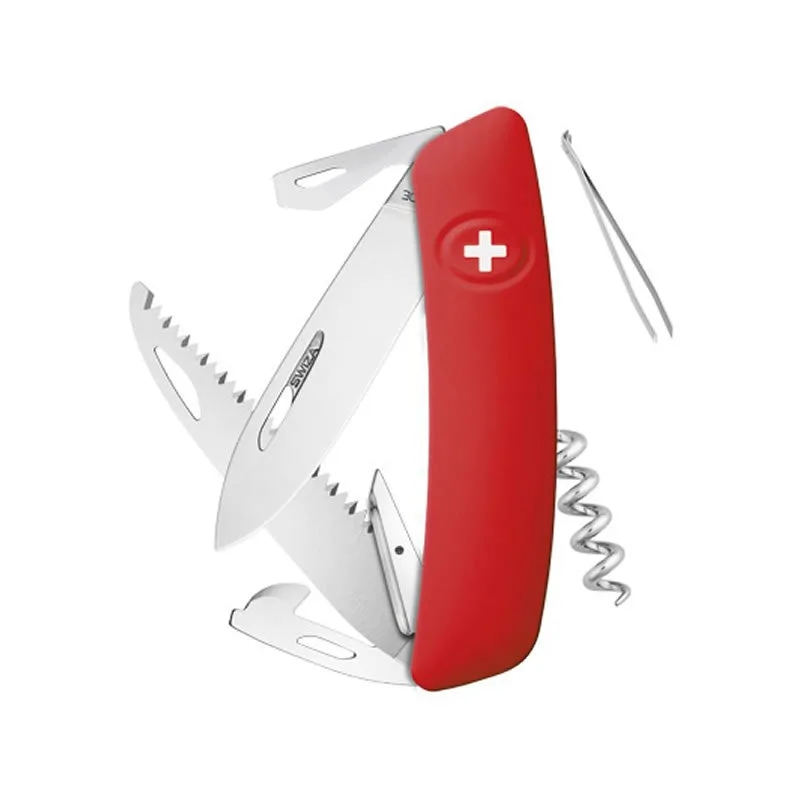Swiza couteau suisse avec 12 fonctions - D05 Rouge — vue 1