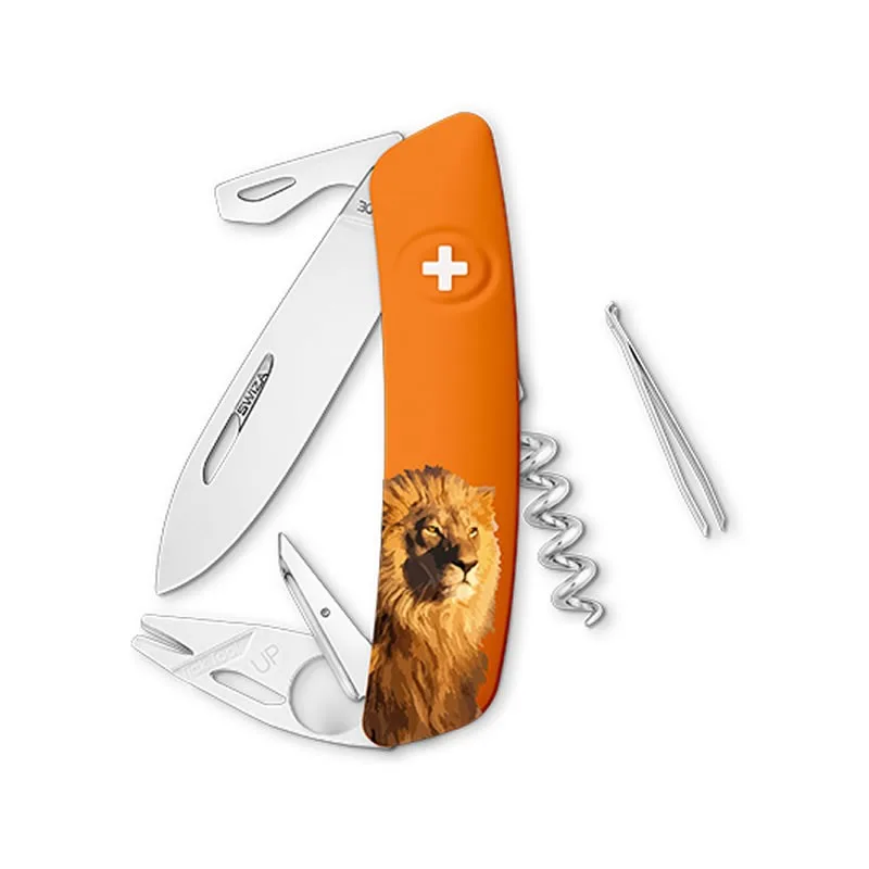 Swiza couteau suisse avec 11 fonctions - TT03 Tick Tool Lion — vue 1