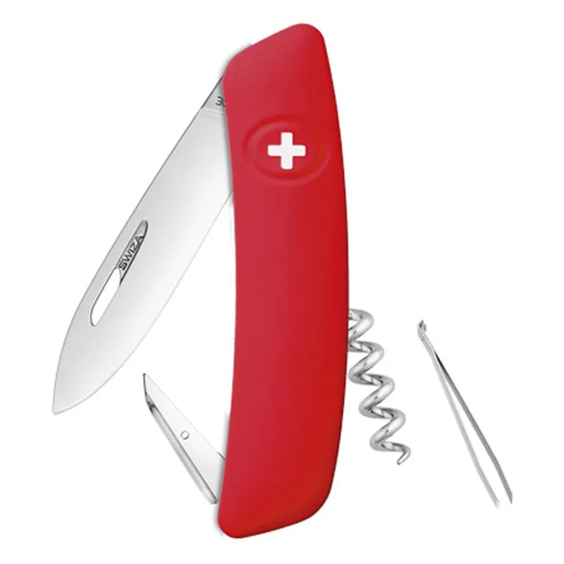 Swiza couteau suisse 6 fonctions D01 - rouge — vue 1