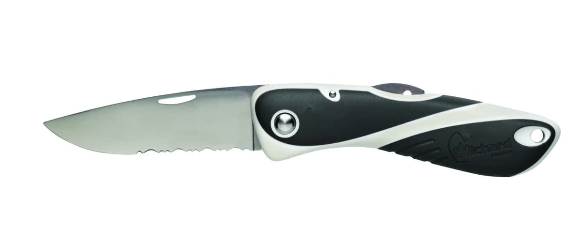 Couteau Aquaterra lame inox crantée — vue 1