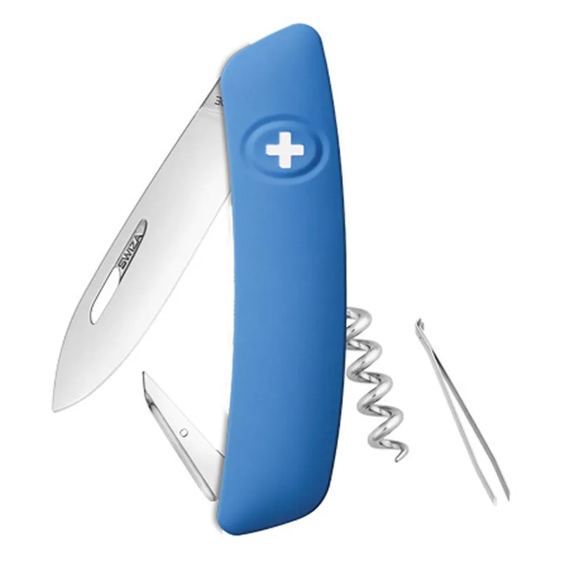 Swiza couteau suisse 6 fonctions D01 - bleu — vue 1