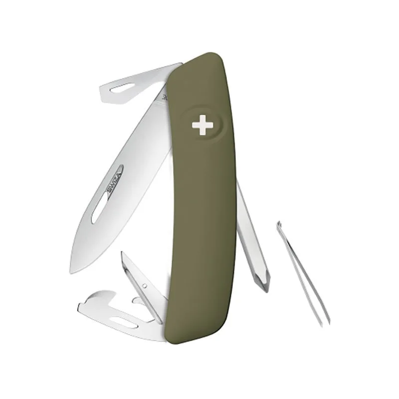 Swiza couteau suisse 11 fonctions D04 - olive — vue 1