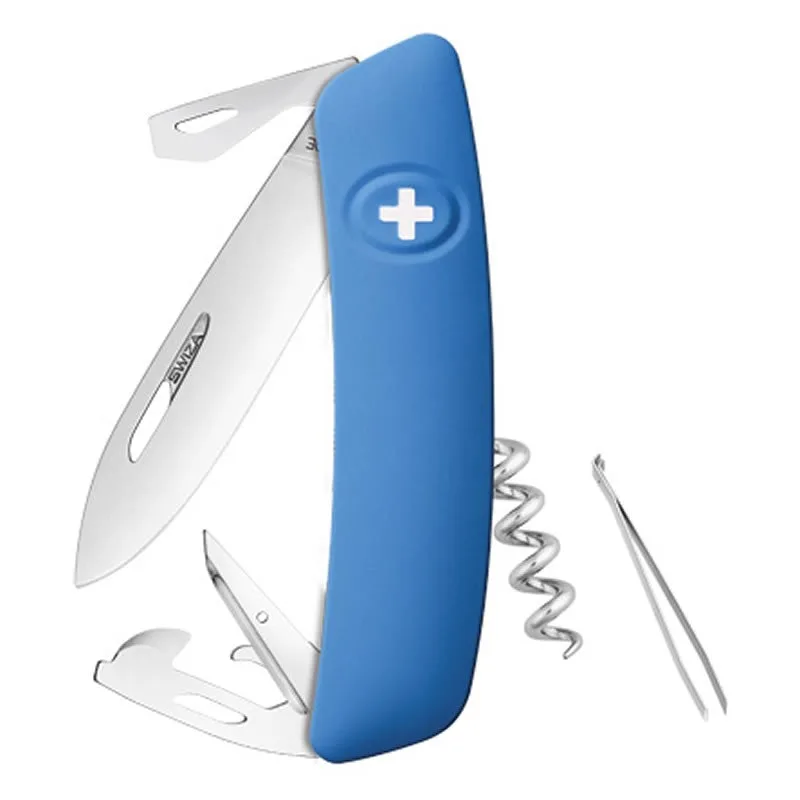 Swiza couteau suisse 11 fonctions D03 - bleu — vue 1