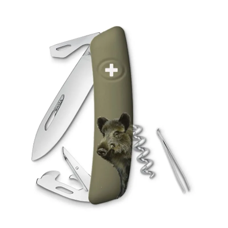 Swiza couteau suisse 11 fonctions D03 - Edition Sanglier — vue 1