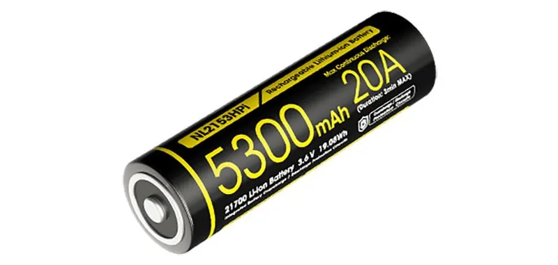 Accus Li-ion 21700i Haute Performance — vue 1