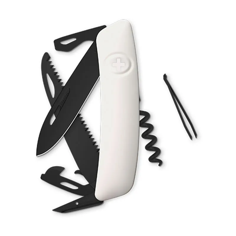 Swiza couteau suisse 12 fonctions D05 - ALLBLACK - Blanc — vue 1