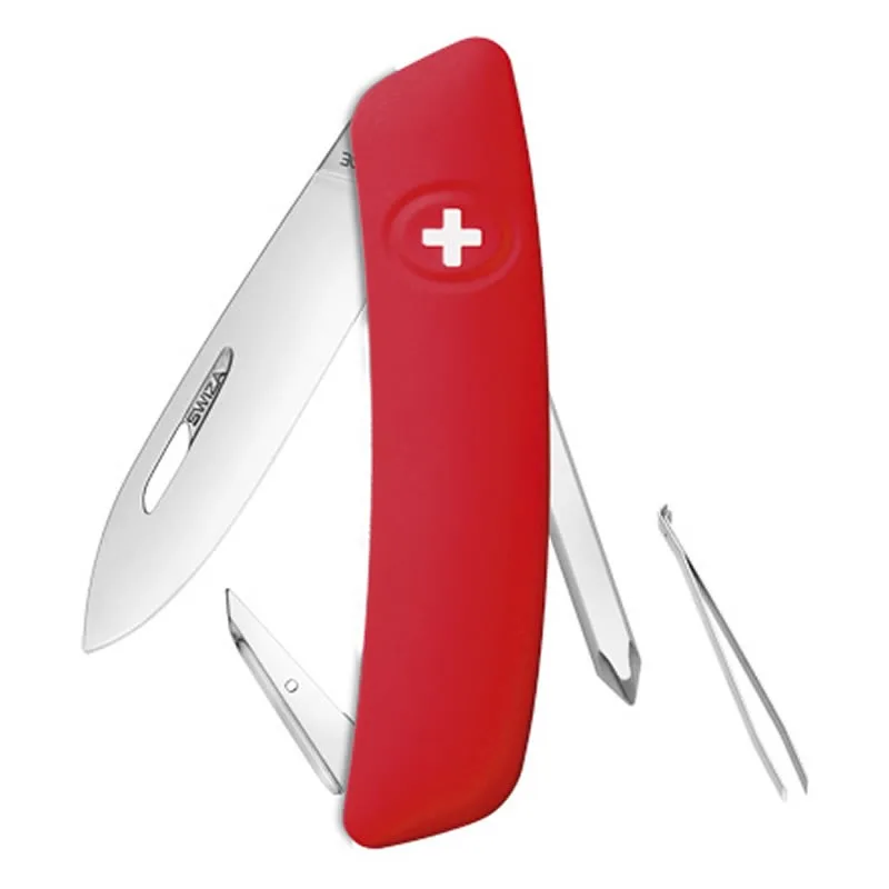 Swiza couteau suisse 6 fonctions D02 - rouge — vue 1