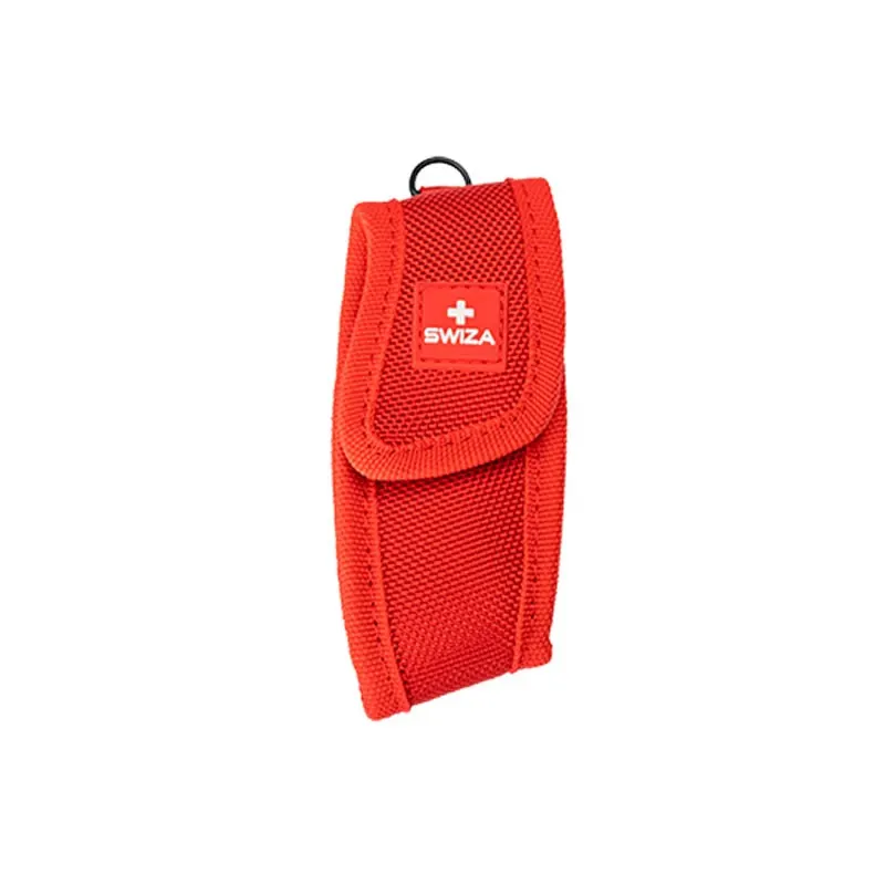 Swiza couteau suisse avec fonctions - Etui Rouge Pour Couteaux Swiza - Nylon — vue 1