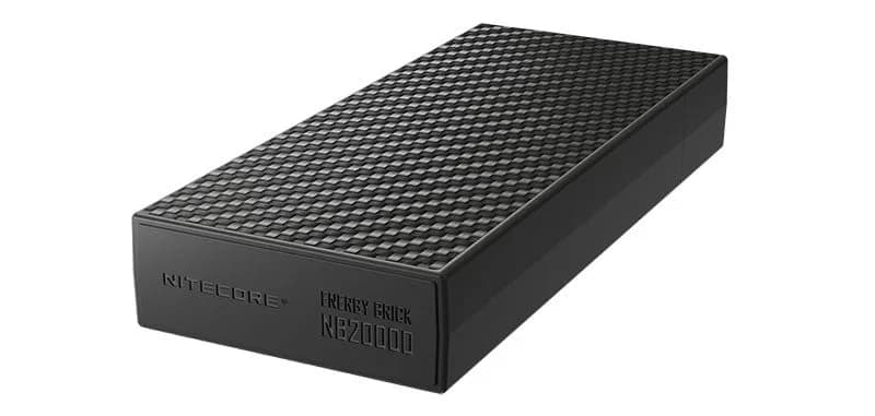 Batterie externe en carbone - 20 000 mAh — vue 1