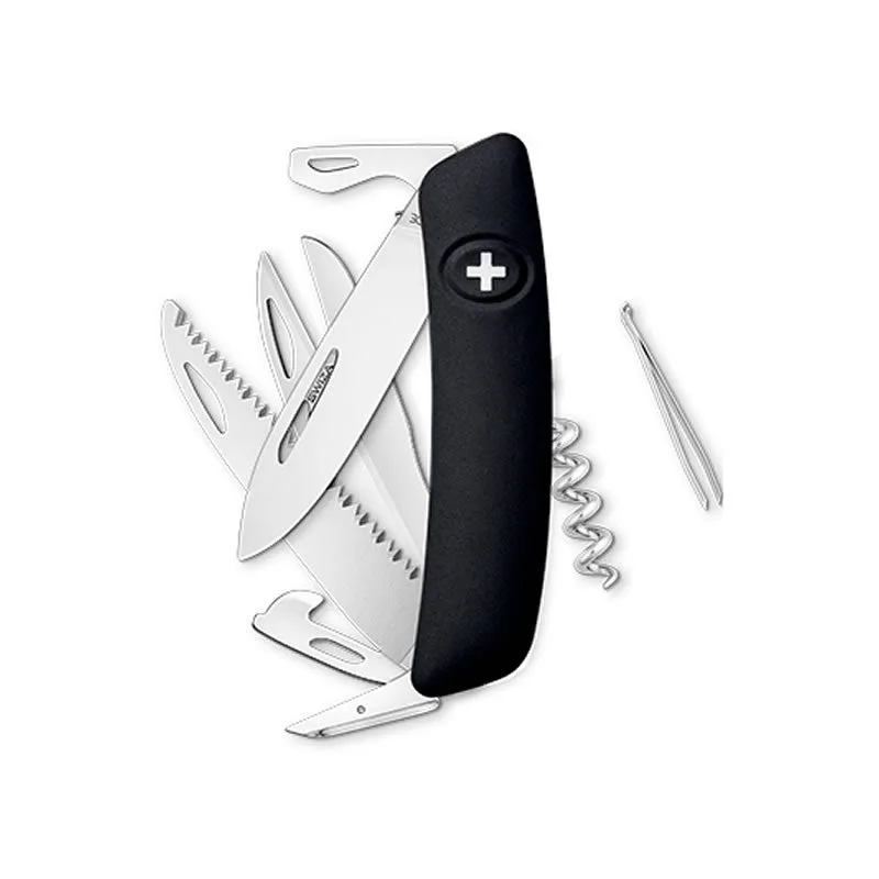 Swiza couteau suisse 13 fonctions D09 - Noir — vue 1