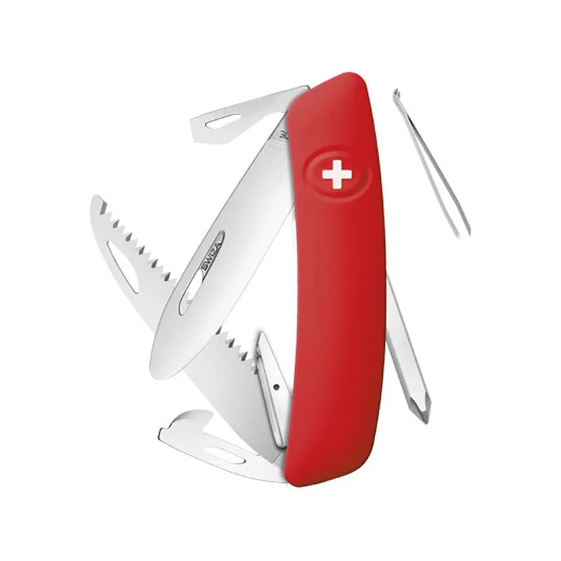 Swiza couteau suisse avec 12 fonctions - J06 Junior Rouge — vue 1