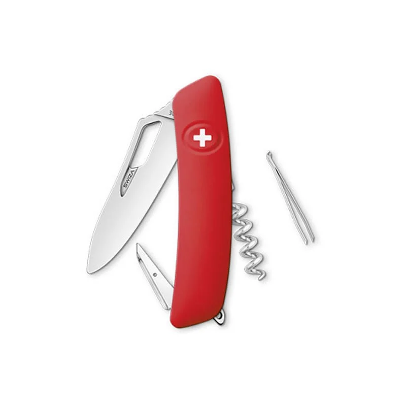 Swiza couteau suisse 6 fonctions H01R - rouge — vue 1