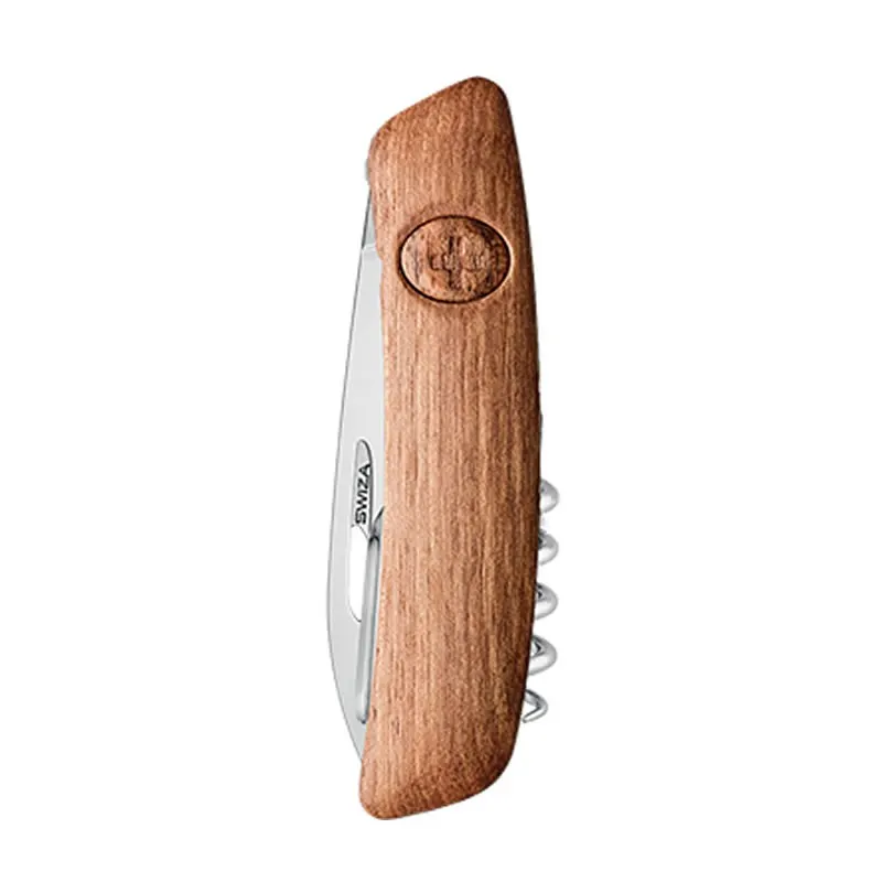 Swiza couteau suisse 11 fonctions D03 - Bois Noyer — vue 1