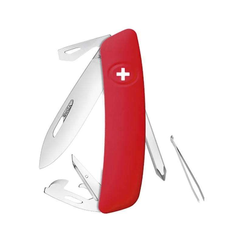 Swiza couteau suisse 11 fonctions D04 - rouge — vue 1