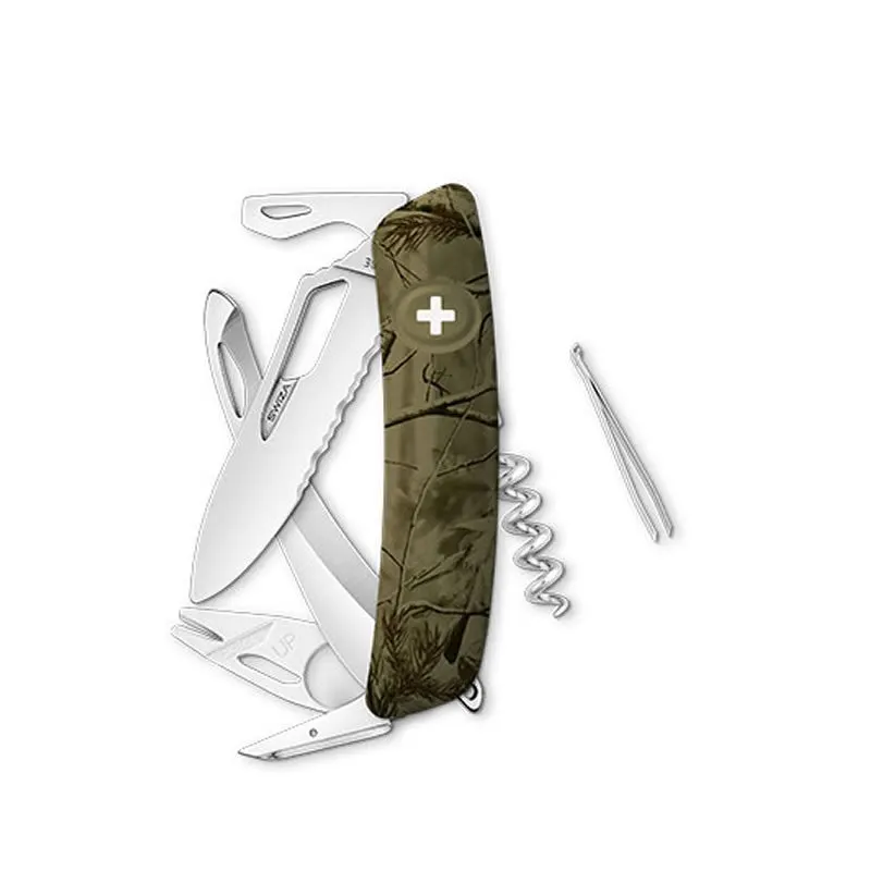Swiza couteau suisse 13 fonctions Hunter Olive — vue 1
