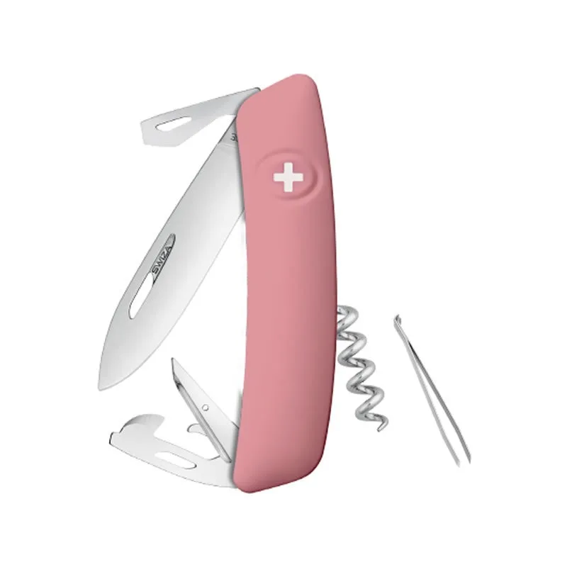 Swiza couteau suisse 11 fonctions D03 - rose — vue 1