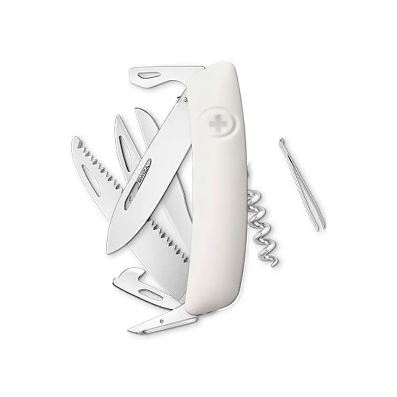 Swiza couteau suisse avec 13 fonctions - D09 Blanc — vue 1