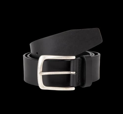 Ceinture vintage cuir homme — Black