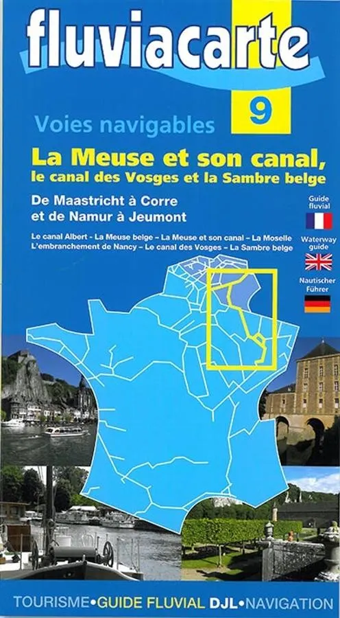 carte fluviacarte 9 - La Meuse et son canal