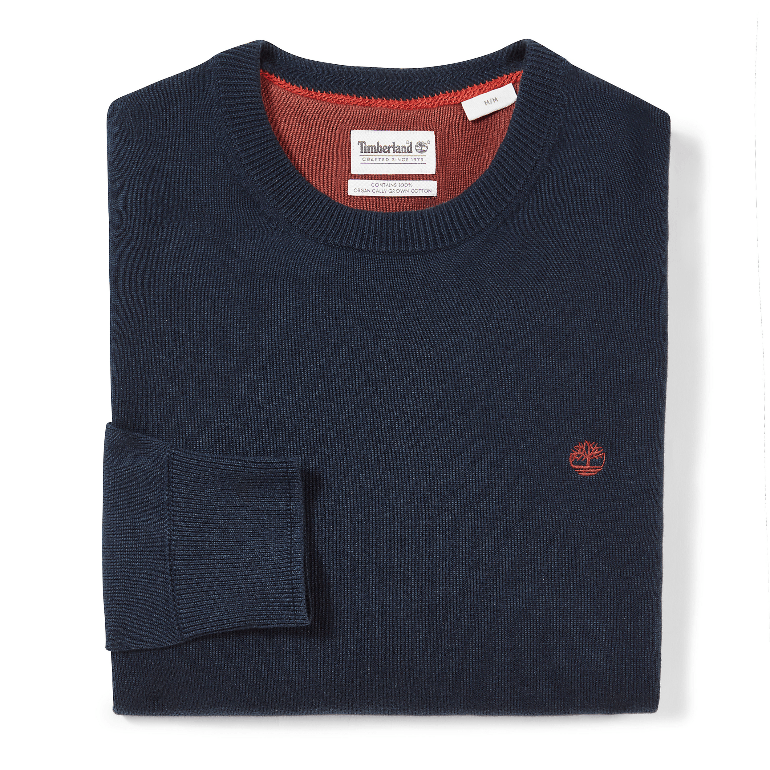 Pull coton bio col rond williams river — Dark Sapphire
