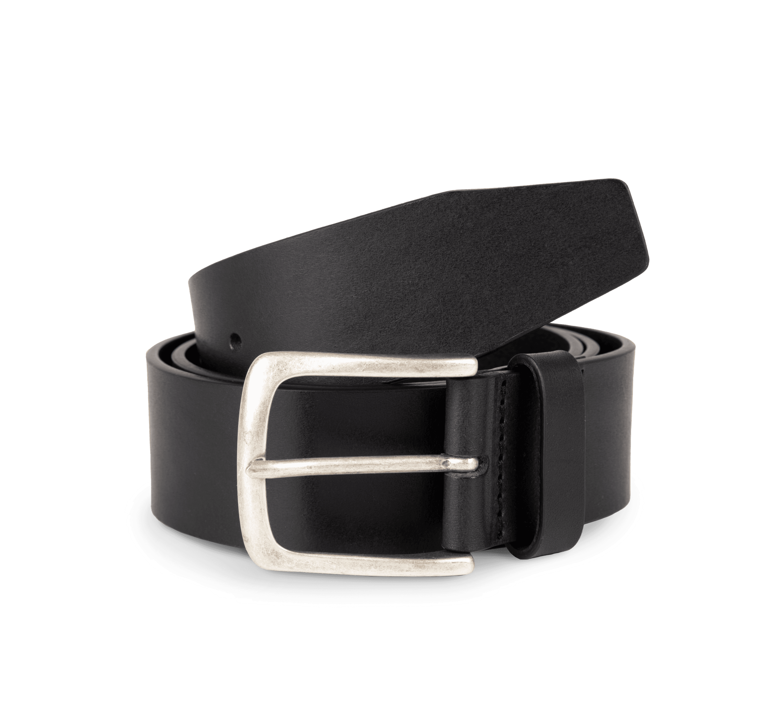Ceinture vintage cuir homme — Black